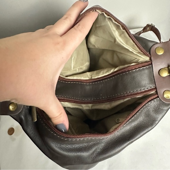 Brown Leather Women\'s Backpack